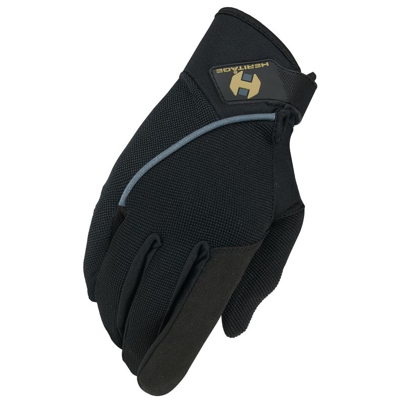 Heritage Performance Gloves Heritage Competition Gloves, Size 8, Black - Image 1